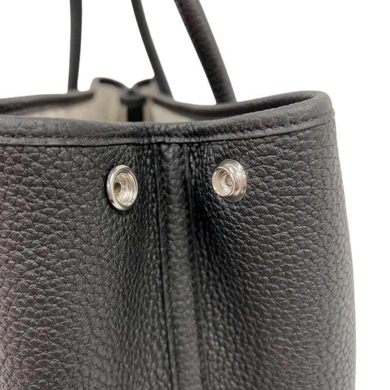 【良品！✨】エルメス HERMES ガーデンパーティー tpm ハンドバッグ エルメス HERMES ガーデンパーティーTPM W刻 ブラック ネゴンダ