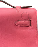 エルメス HERMES ポシェットケリー A刻 ローズアザレ/シルバー金具 スイフト レディース ハンドバッグ