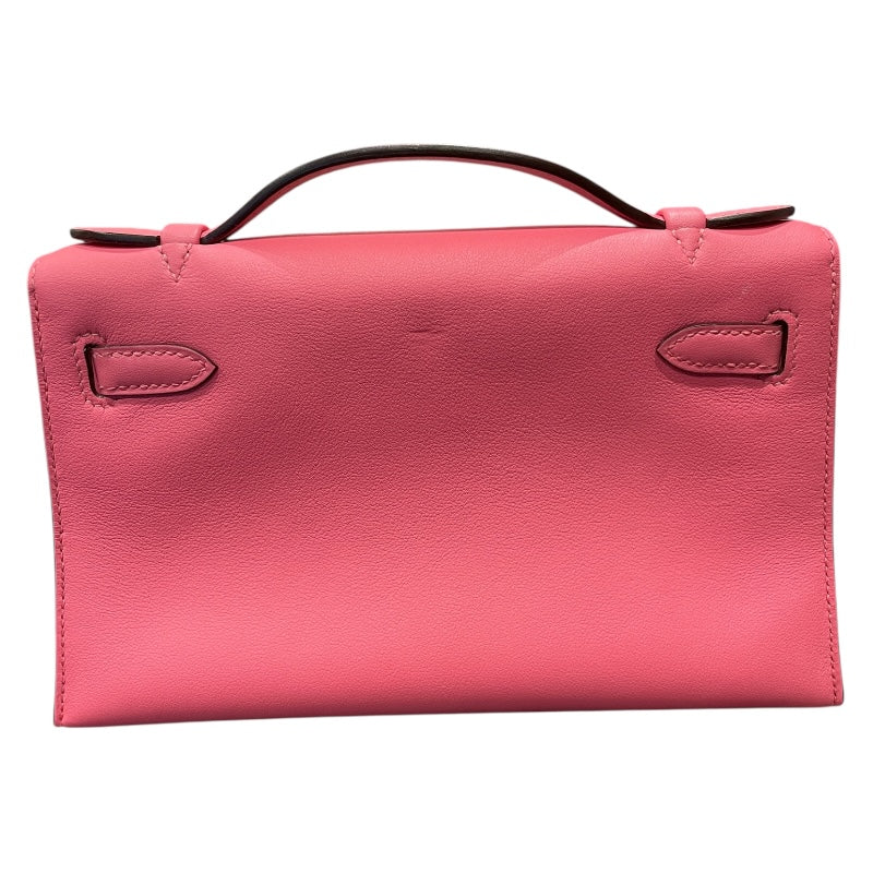エルメス HERMES ポシェットケリー A刻 ローズアザレ/シルバー金具 スイフト レディース ハンドバッグ
