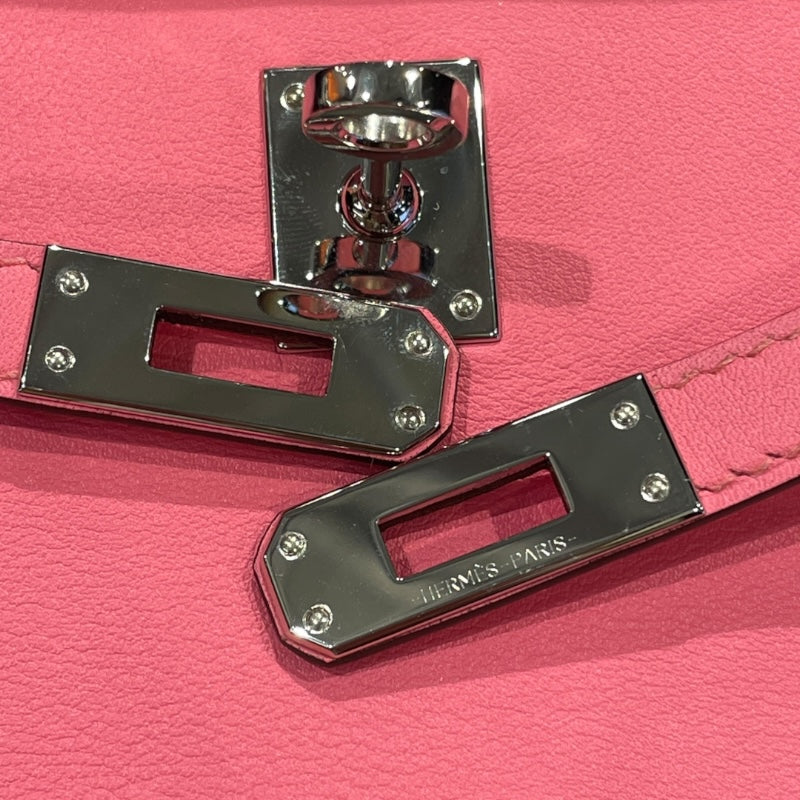 エルメス HERMES ポシェットケリー A刻 ローズアザレ/シルバー金具 スイフト レディース ハンドバッグ