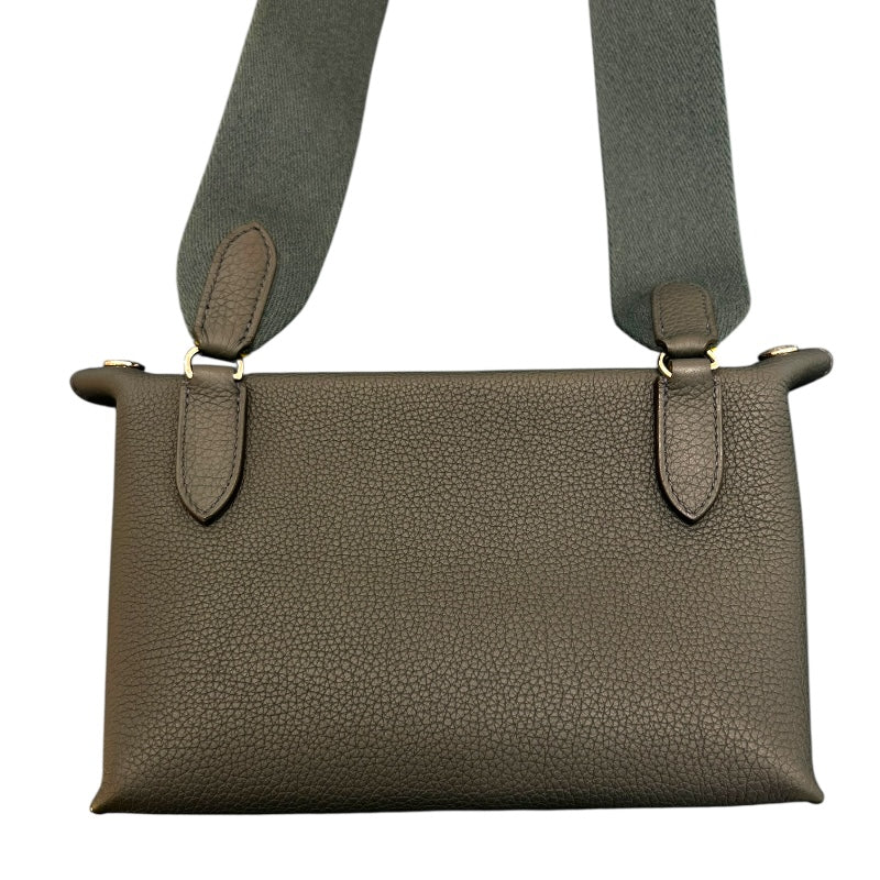 エルメス HERMES ヴィドポッシュ W刻印 ヴェールフォンセ/シルバー金具 トゴ レディース ショルダーバッグ