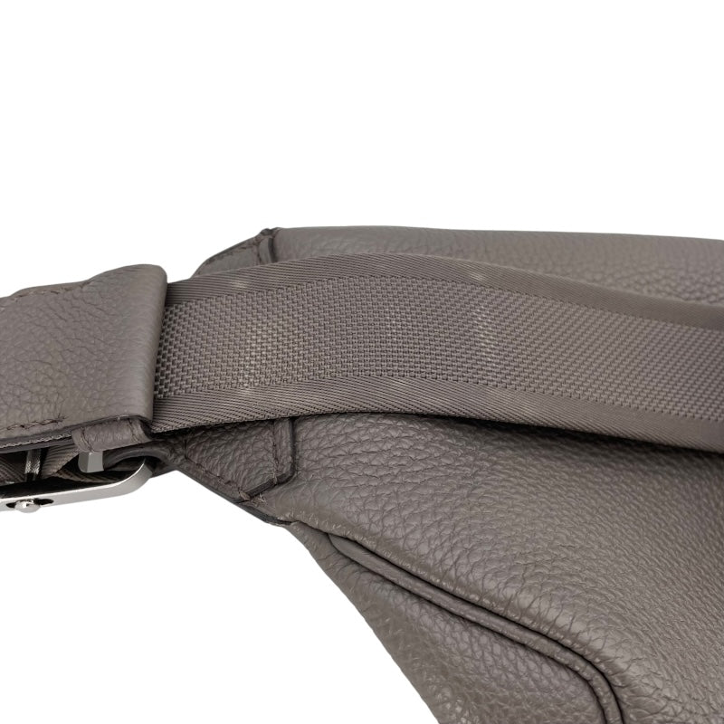 エルメス HERMES シティスライドPM B刻 エタン SV金具 トゴ メンズ ウエストバッグ