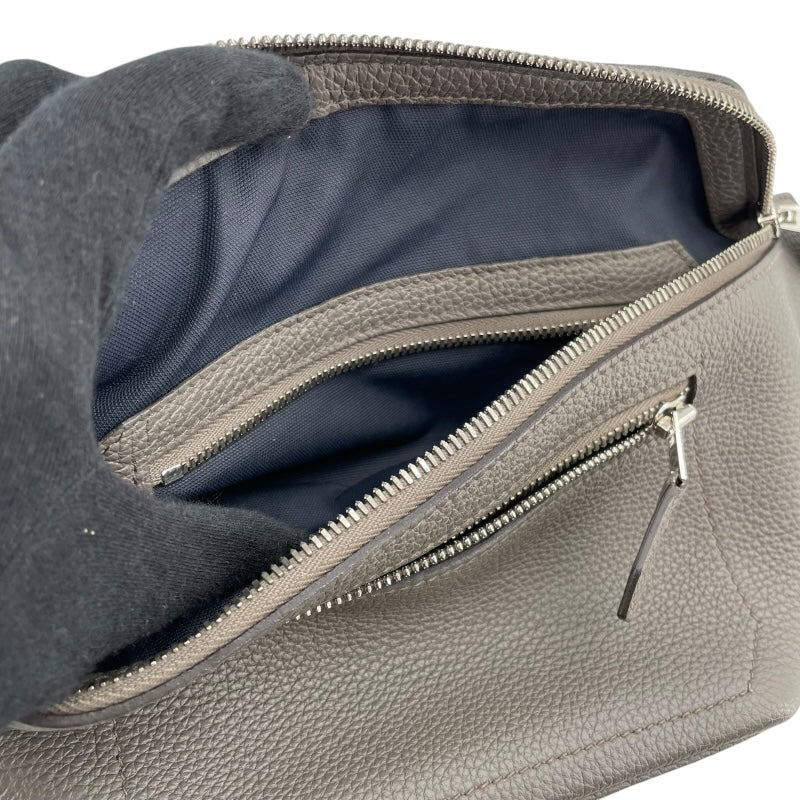 エルメス HERMES シティスライドPM B刻 エタン SV金具 トゴ メンズ ウエストバッグ