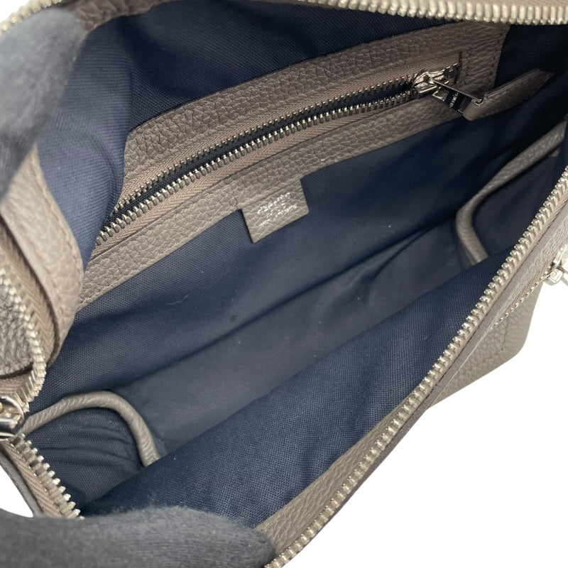 エルメス HERMES シティスライドPM B刻 エタン SV金具 トゴ メンズ ウエストバッグ