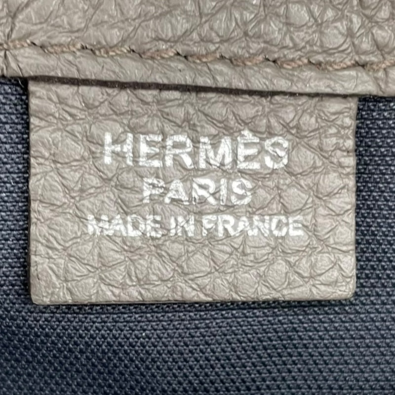 エルメス HERMES シティスライドPM B刻 エタン SV金具 トゴ メンズ ウエストバッグ