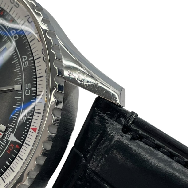 ブライトリング BREITLING ナビタイマー B01 クロノグラフ43 AB0138 ネイビー SS 自動巻き メンズ 腕時計