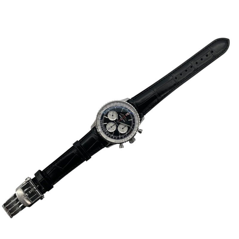 ブライトリング BREITLING ナビタイマー B01 クロノグラフ43 AB0138 ネイビー SS 自動巻き メンズ 腕時計