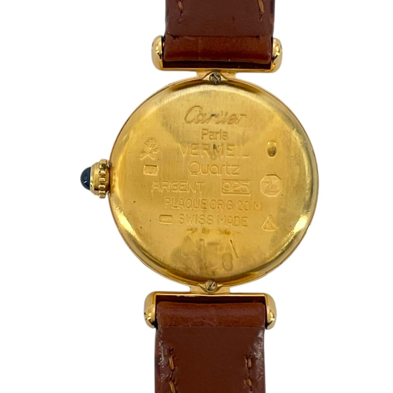 カルティエ Cartier マストコリゼ 590002 ホワイト SV/GF