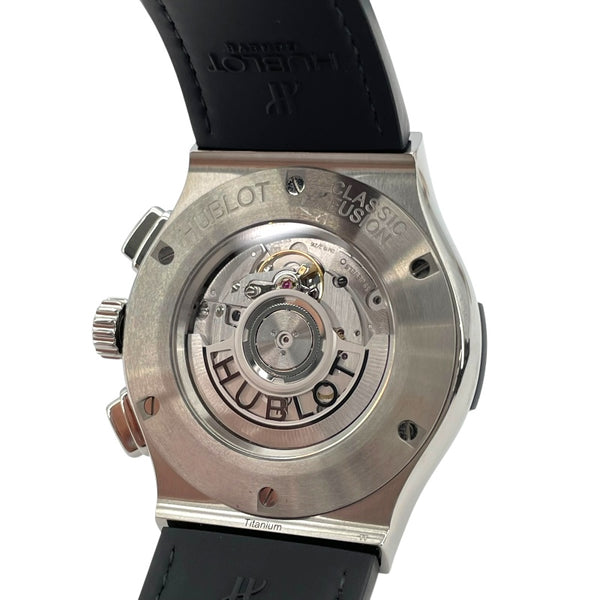 ウブロ HUBLOT クラッシックフュージョン クロノグラフ チタニウム 521.NX.1171.LR ブラック チタン 自動巻き メンズ 腕時計