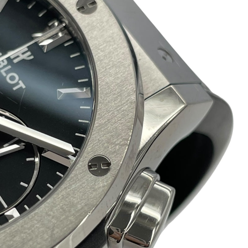 ウブロ HUBLOT クラッシックフュージョン クロノグラフ チタニウム 521.NX.1171.LR ブラック チタン 自動巻き メンズ 腕時計