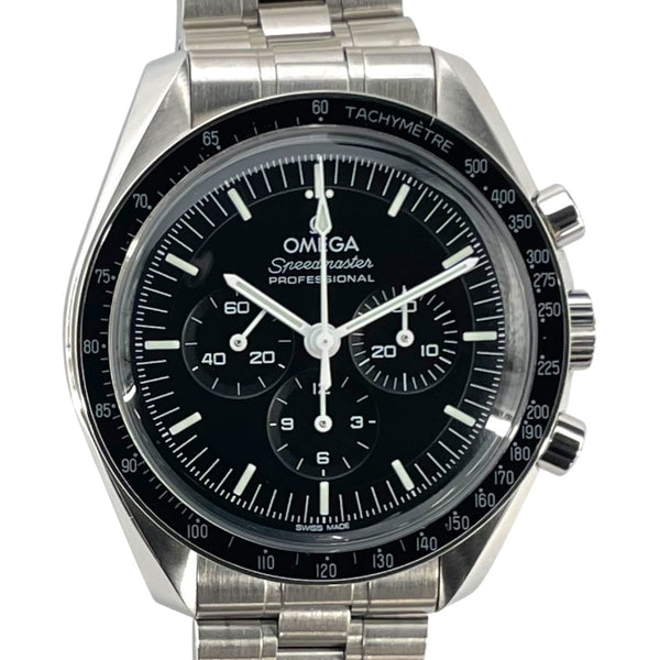 オメガ OMEGA スピードマスター ムーンウォッチプロフェッショナル 310.30.42.50.001 ブラック SS 手巻き メンズ 腕時計