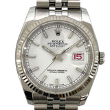 ロレックス ROLEX デイトジャスト36 116234 ホワイト WG/SS 自動巻き ユニセックス 腕時計