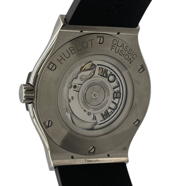 ウブロ HUBLOT クラシック・フュージョン チタニウム  511.NX.1171.RX ブラック チタン メンズ 腕時計