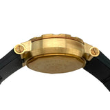 ブルガリ BVLGARI ディアゴノ スクーバ SCB38G ブラック K18YG/ラバーベルト 自動巻き メンズ 腕時計