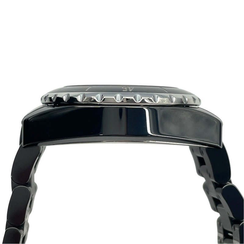 極美品　H0940 CHANEL 自動巻き クロノグラフ 時計 黒 シャネル J12 クロノグラフ メンズ H0940 |腕時計通販ブルーク