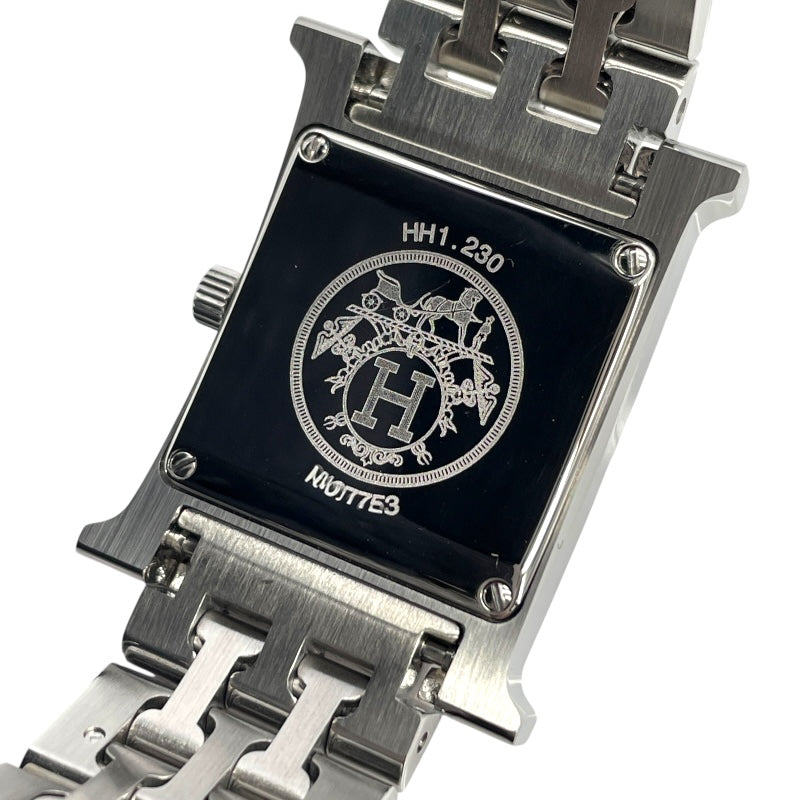 エルメス HERMES Hウォッチ HH1.230.271/4804 ホワイト SS レディース 腕時計