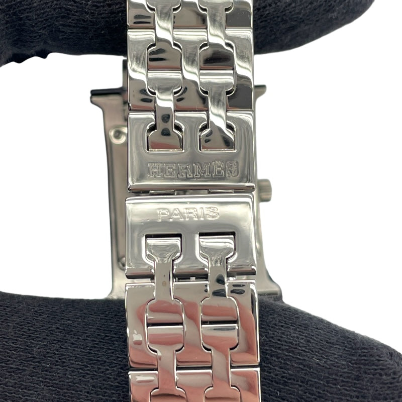 エルメス HERMES Hウォッチ HH1.210 ブルー SS クオーツ レディース 腕時計