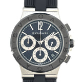 ブルガリ BVLGARI ディアゴノ セラミック クロノグラフ DG37BSCVDCH ブラック SS/セラミック メンズ 腕時計