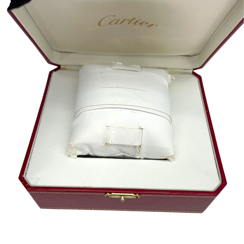 カルティエ Cartier バロンブルー ドゥ カルティエ 28mm WE902050 ホワイト Au750 クオーツ レディース 腕時計