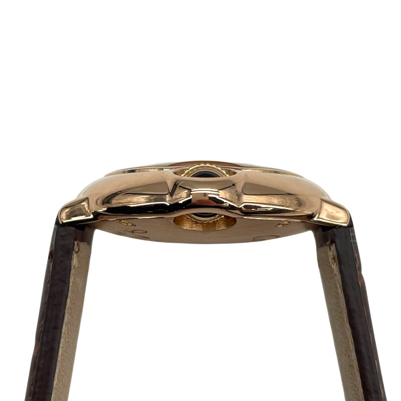 カルティエ Cartier バロンブルー ドゥ カルティエ 28mm WE902050 ホワイト Au750 クオーツ レディース 腕時計