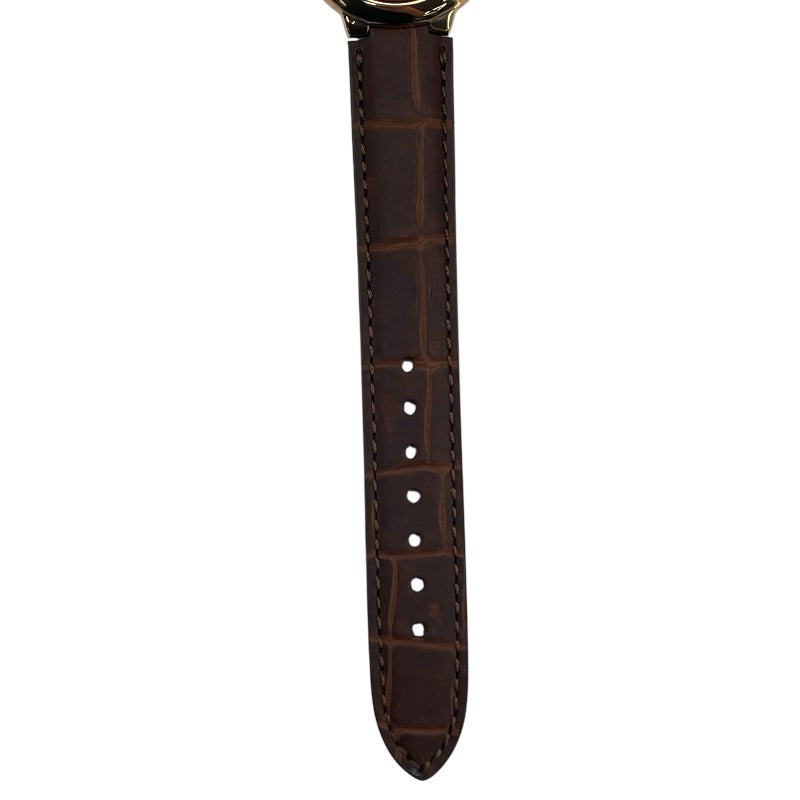 カルティエ Cartier バロンブルー ドゥ カルティエ 28mm WE902050 ホワイト Au750 クオーツ レディース 腕時計
