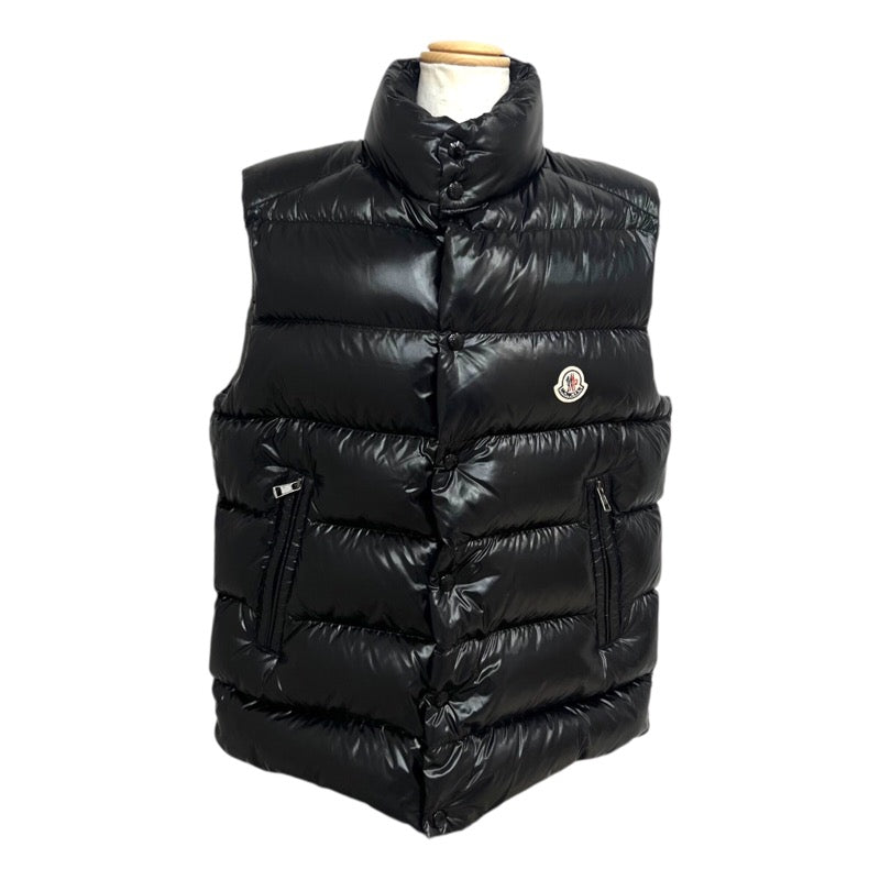 モンクレール MONCLER TIBB ダウンベスト ブラック ナイロン メンズ ダウンベスト