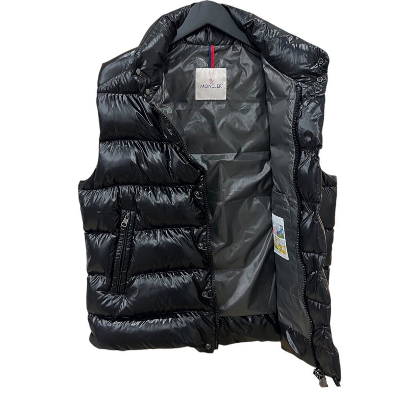 モンクレール MONCLER TIBB ダウンベスト ブラック ナイロン メンズ ダウンベスト
