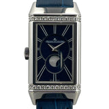 ジャガー・ルクルト JAEGER-LE COULTRE レベルソ ワン デュエット ムーン Q3358420 ネイビー/ホワイト SS 手巻き メンズ 腕時計