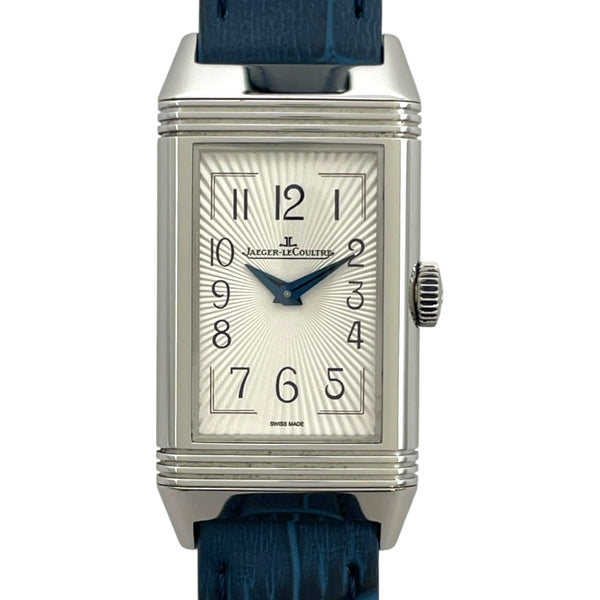 ジャガー・ルクルト JAEGER-LE COULTRE レベルソ ワン デュエット ムーン Q3358420 ネイビー/ホワイト SS 手巻き メンズ 腕時計