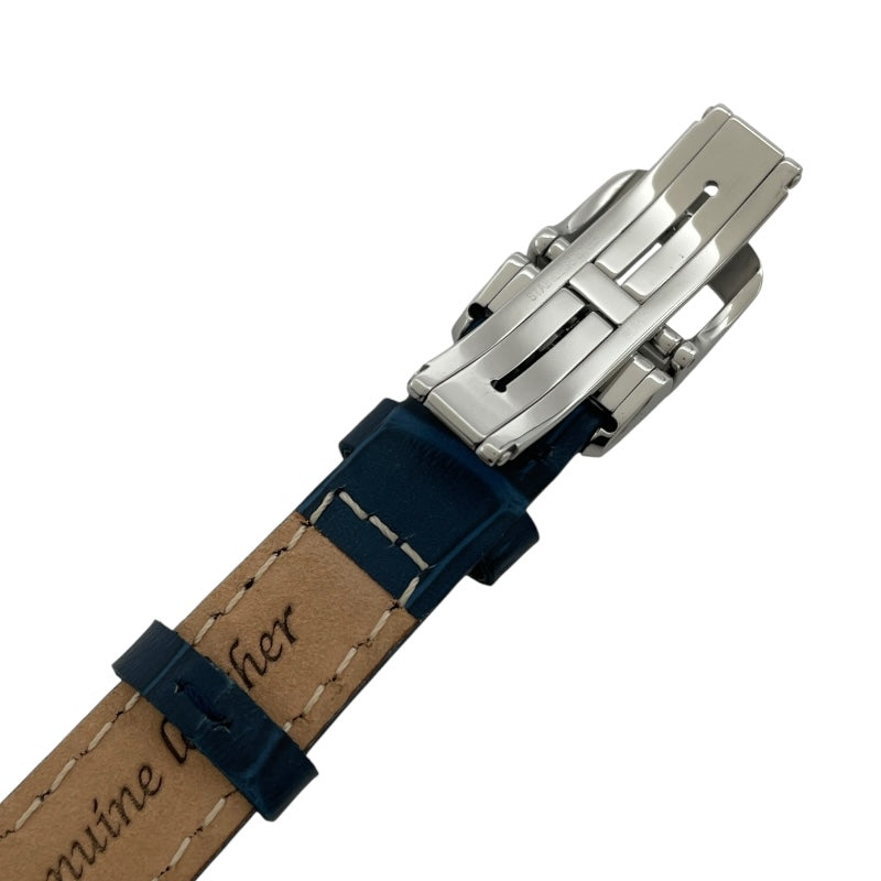 ジャガー・ルクルト JAEGER-LE COULTRE レベルソ ワン デュエット ムーン Q3358420 ネイビー/ホワイト SS 手巻き メンズ 腕時計