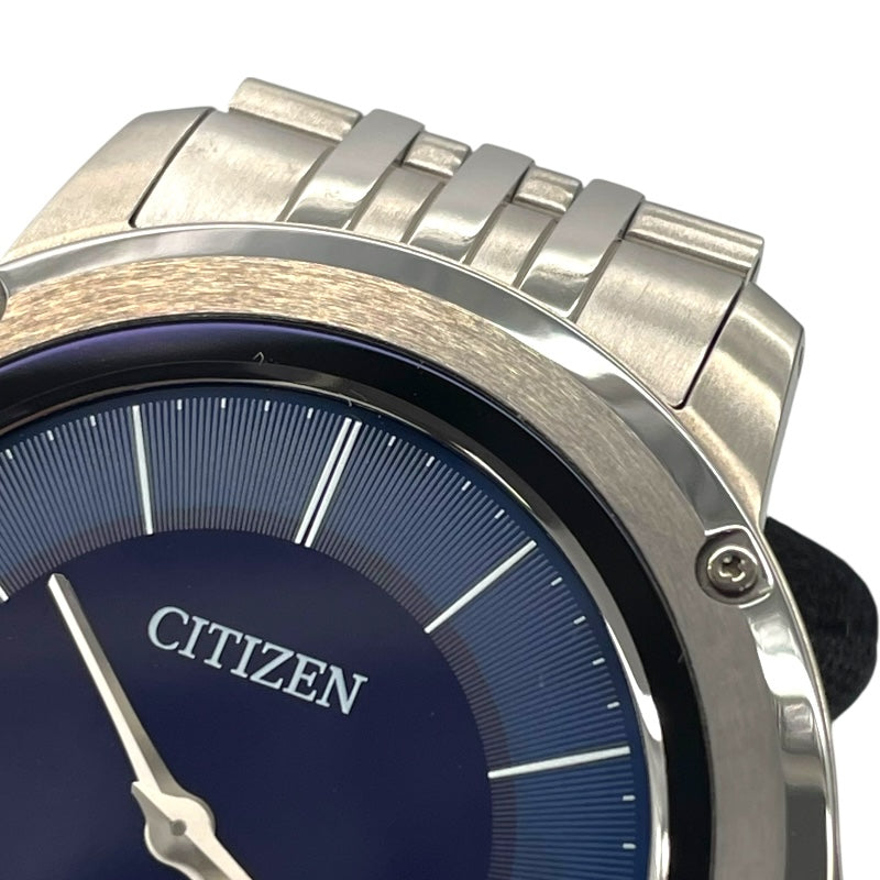 シチズン CITIZEN エコドライブワン AR5050-51 ネイビー SS クオーツ メンズ 腕時計