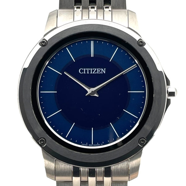 シチズン CITIZEN エコドライブワン AR5050-51 ネイビー SS クオーツ メンズ 腕時計