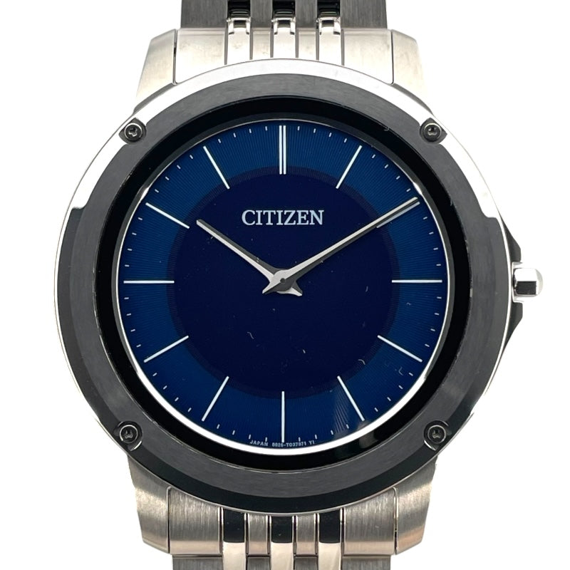 シチズン CITIZEN エコドライブワン AR5050-51 ネイビー SS クオーツ メンズ 腕時計