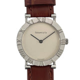 ティファニー TIFFANY＆CO アトラス M0640 ホワイト SV925 クオーツ レディース 腕時計