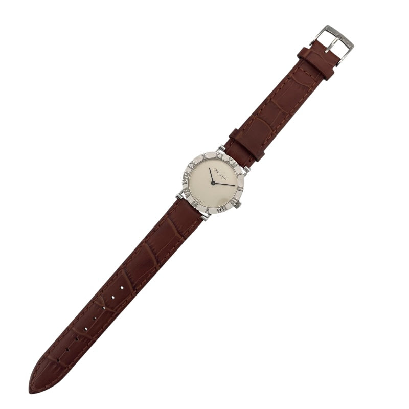 ティファニー TIFFANY＆CO アトラス M0640 ホワイト SV925 クオーツ レディース 腕時計