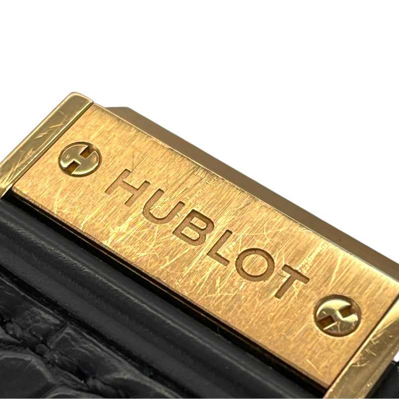 ウブロ HUBLOT クラシック フュージョン クロノグラフ キングゴールド 521.OX.1180.RX ブラック K18PG×ラバーベルト 自動巻き メンズ 腕時計