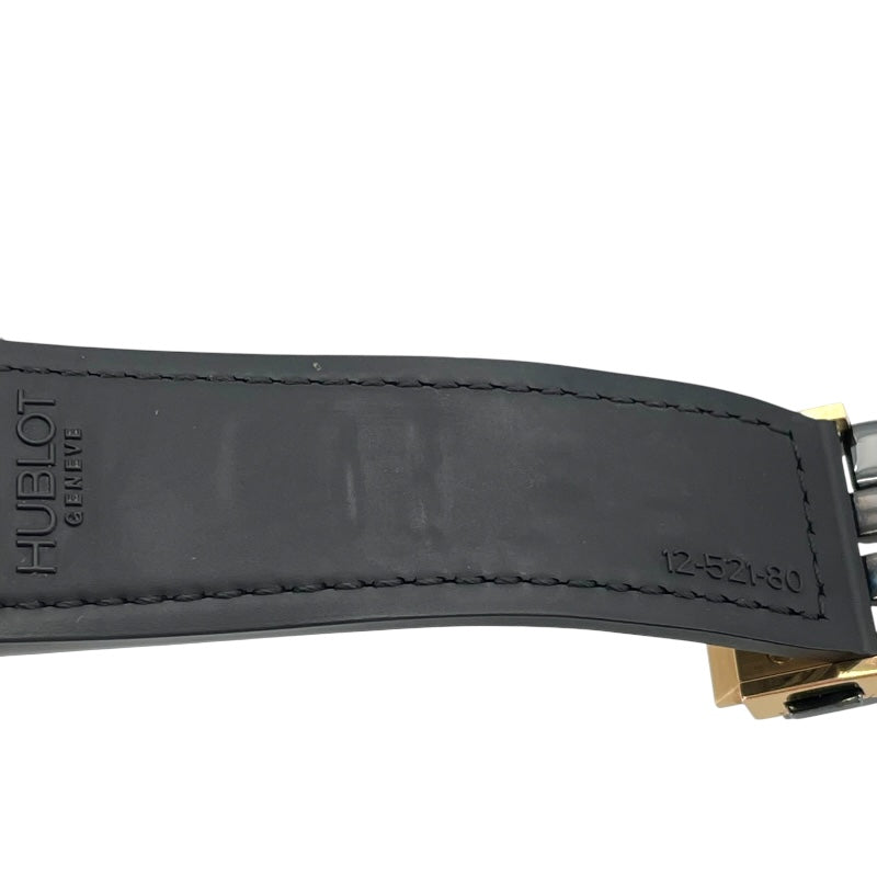 ウブロ HUBLOT クラシック フュージョン クロノグラフ キングゴールド 521.OX.1180.RX ブラック K18PG×ラバーベルト 自動巻き メンズ 腕時計
