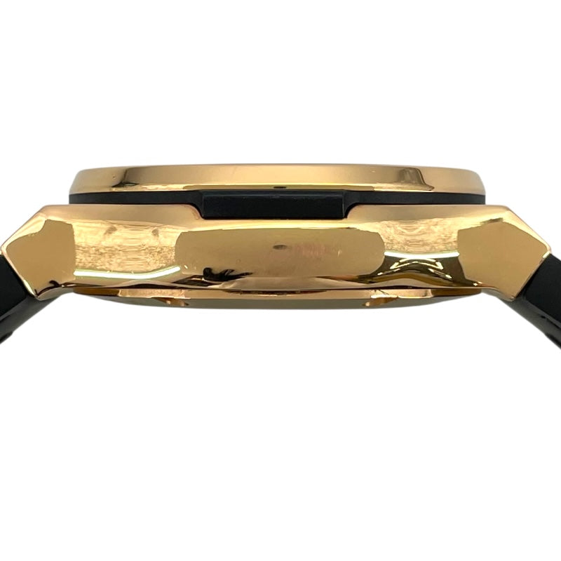 ウブロ HUBLOT クラシック フュージョン クロノグラフ キングゴールド 521.OX.1180.RX ブラック K18PG×ラバーベルト 自動巻き メンズ 腕時計
