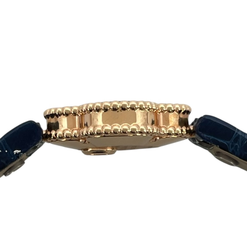 ヴァンクリーフ＆アーペル Van Cleef & Arpels スウィートアルハンブラ ホワイトシェル 2386240 ホワイトシェル K18PG/革ベルト クオーツ レディース 腕時計
