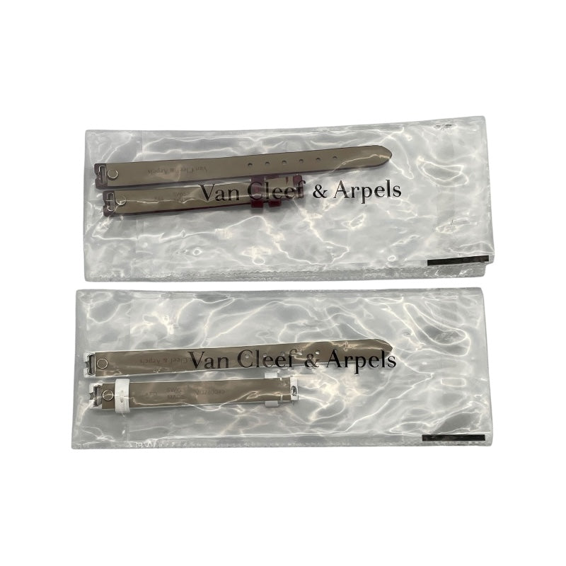 ヴァンクリーフ＆アーペル Van Cleef & Arpels スウィートアルハンブラ ホワイトシェル 2386240 ホワイトシェル K18PG/革ベルト クオーツ レディース 腕時計