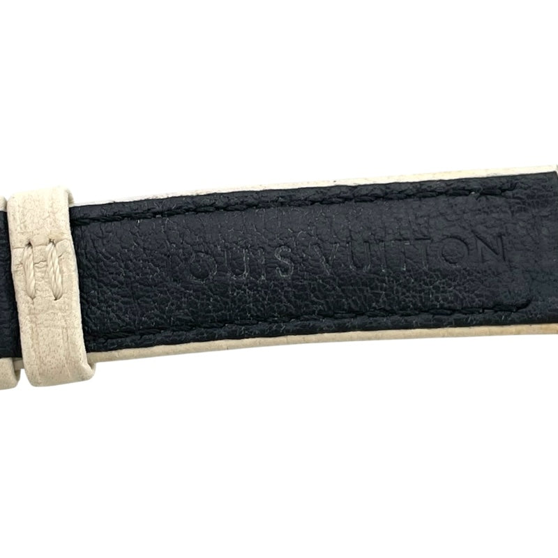 ルイ・ヴィトン LOUIS VUITTON タンブール イディ－ル ブロッサム ホワイトシェル Q12MS ホワイトシェル SS/革ベルト クオーツ レディース 腕時計