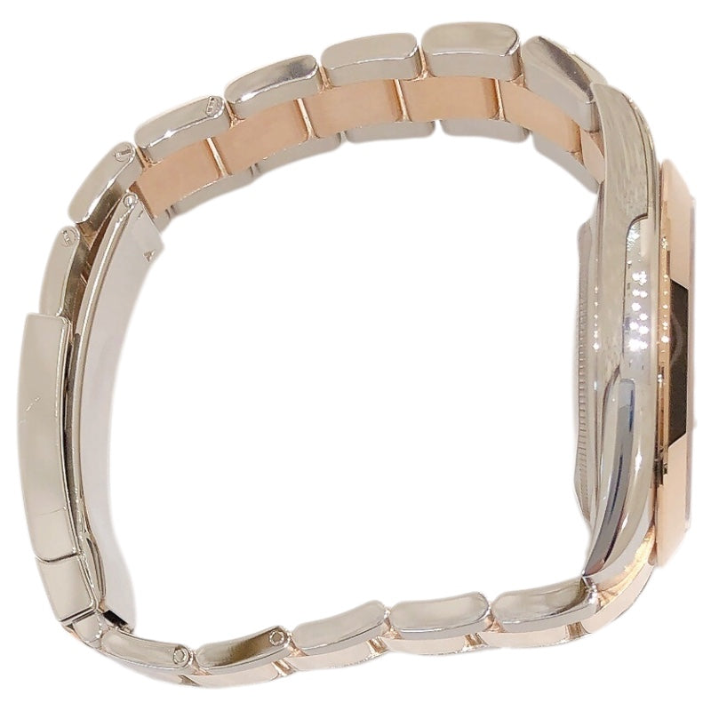 ロレックス ROLEX デイトジャスト41　スレート　フルーテッドモチーフ 126301 k18×SS メンズ 腕時計