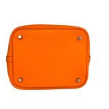 エルメス HERMES ピコタンMM □L刻 オレンジ トリヨンクレマンス レディース ハンドバッグ
