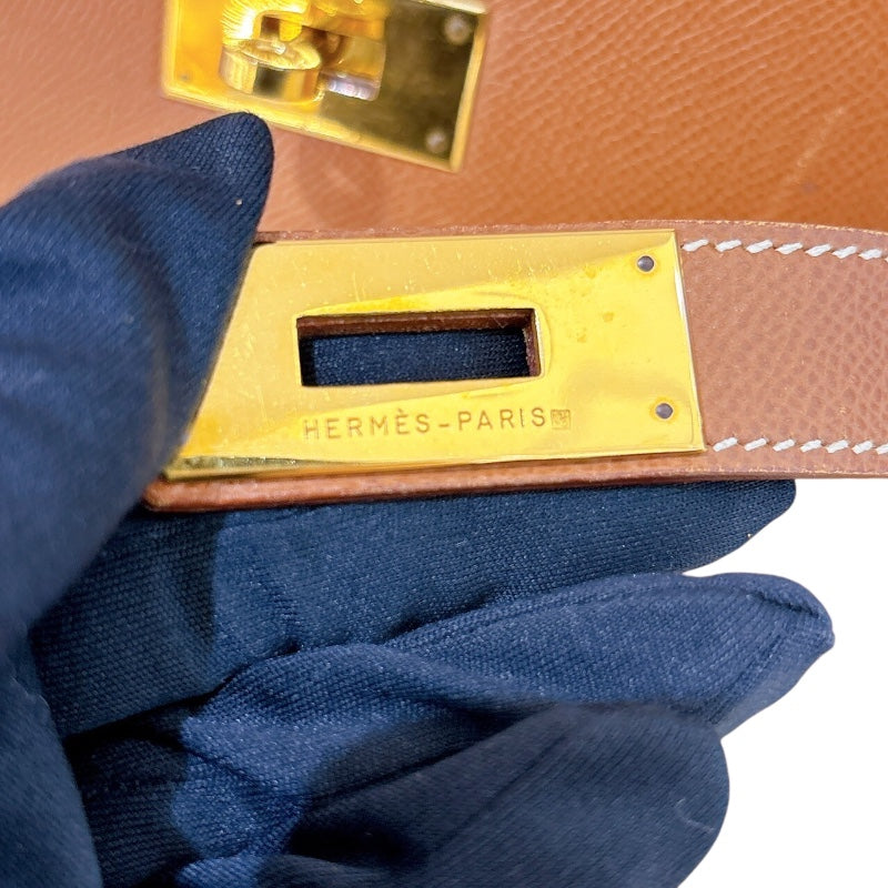 エルメス HERMES ケリー40 内縫い 〇Z刻 ゴールド/ゴールド金具 クシュベル レディース ハンドバッグ