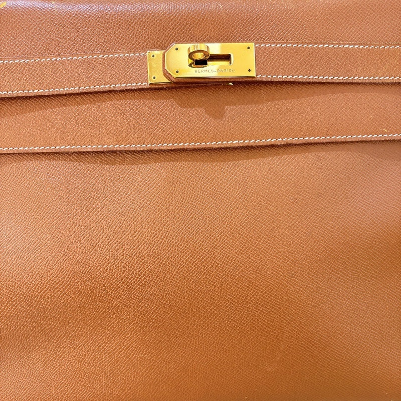 エルメス HERMES ケリー40 内縫い 〇Z刻 ゴールド/ゴールド金具 クシュベル レディース ハンドバッグ