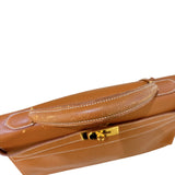 エルメス HERMES ケリー40 内縫い 〇Z刻 ゴールド/ゴールド金具 クシュベル レディース ハンドバッグ
