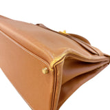 エルメス HERMES ケリー40 内縫い 〇Z刻 ゴールド/ゴールド金具 クシュベル レディース ハンドバッグ