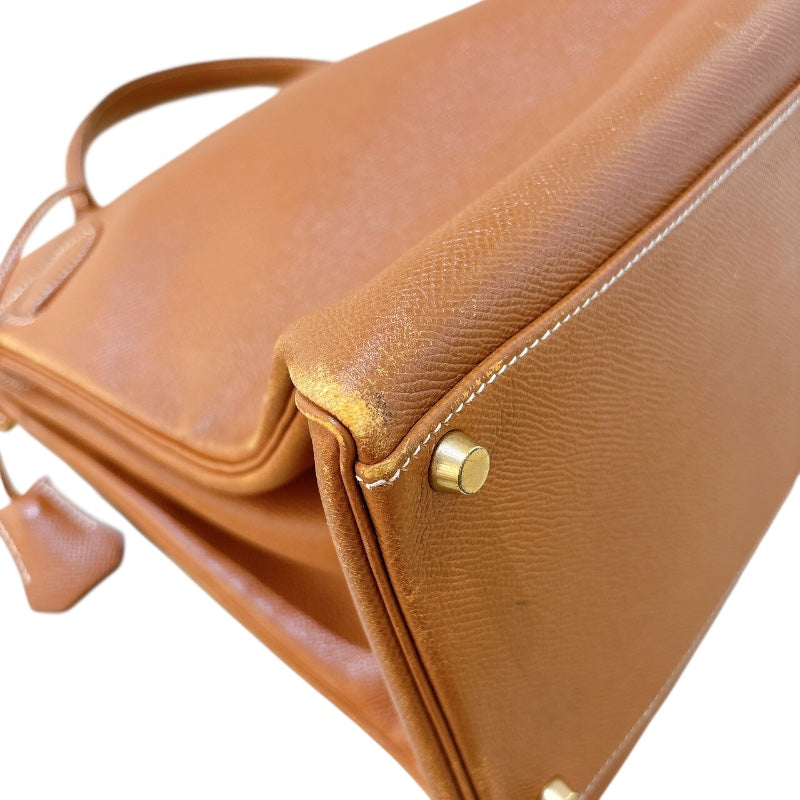 エルメス HERMES ケリー40 内縫い 〇Z刻 ゴールド/ゴールド金具 クシュベル レディース ハンドバッグ
