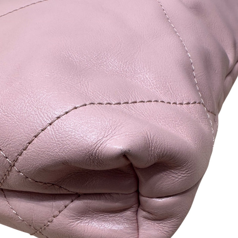 シャネル CHANEL CHANEL22　ミニバッグ ピンク シャイニーカーフスキン レディース ショルダーバッグ