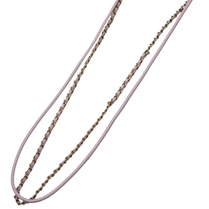 シャネル CHANEL CHANEL22　ミニバッグ ピンク シャイニーカーフスキン レディース ショルダーバッグ